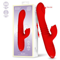 Velvet Vibromasseur avec Thrusting et Pulsation