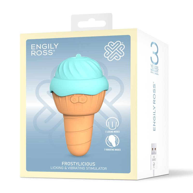 Frostylicious Stimulateur avec Langue Stimulante et Vibration