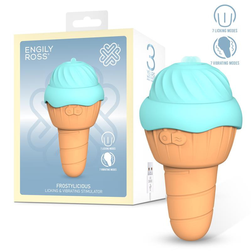 Frostylicious Stimulateur avec Langue Stimulante et Vibration