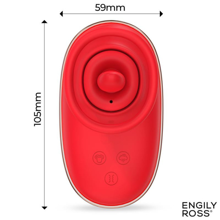 Lizer Stimulateur avec Langue Oscillante, Pompe à Vide et Vibration