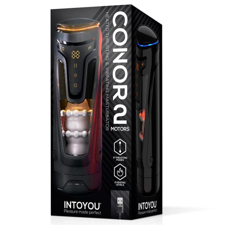 Conor Masturbateur Masculin avec Thrusting, Vibration et Chaleur