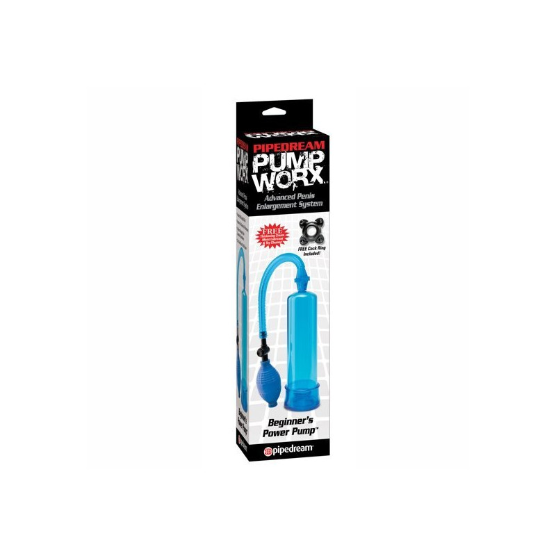 Pompe à Érection Débutants Pompe Worx Bleu
