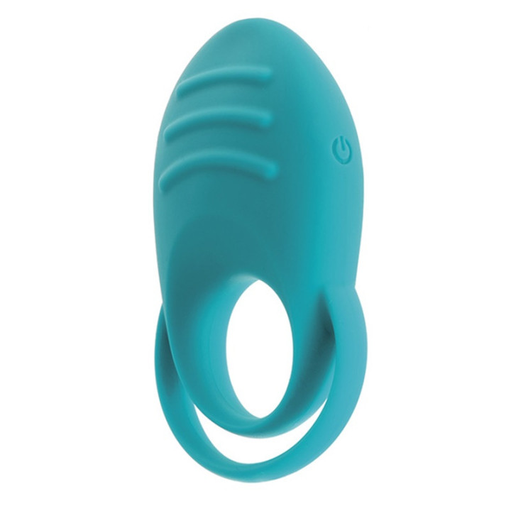 Dual Cock Ring Turquoise