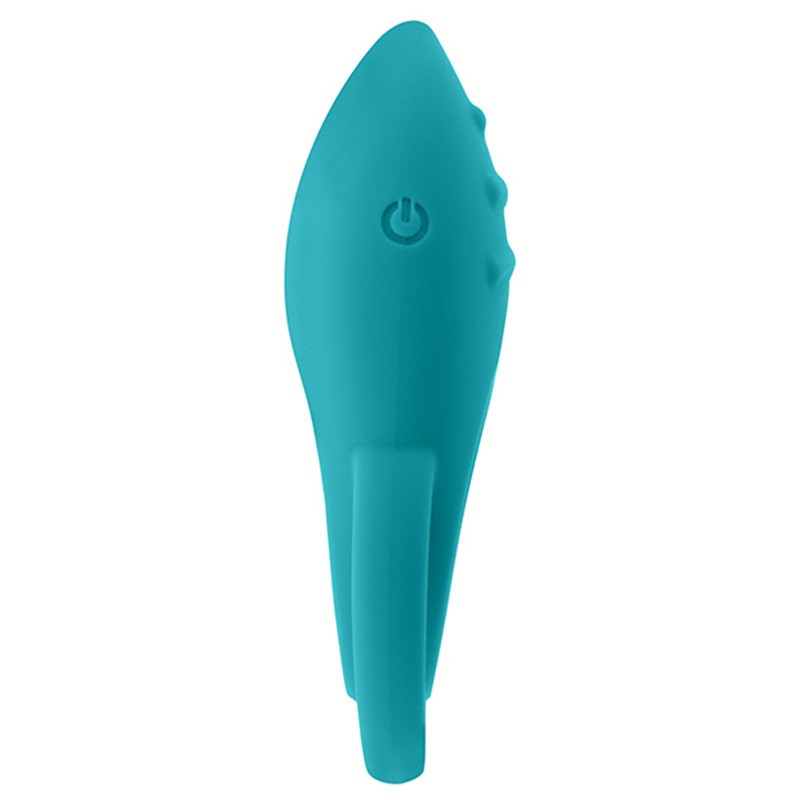 Dual Cock Ring Turquoise