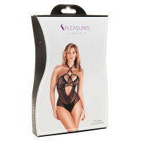 Body Dentelle Florale Noir TU