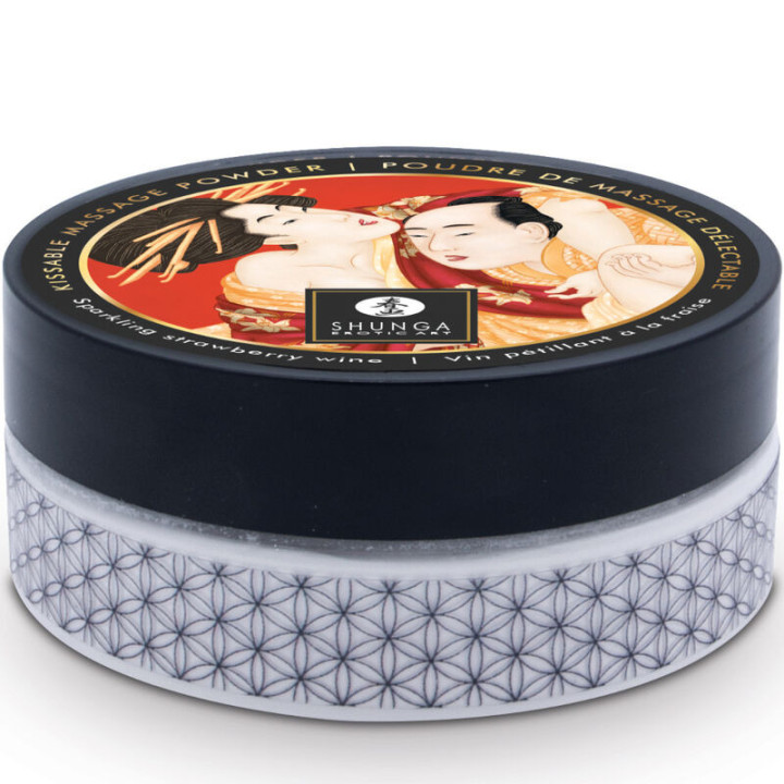 Shunga Poudre Corporelle 75 g Fraises Champagne