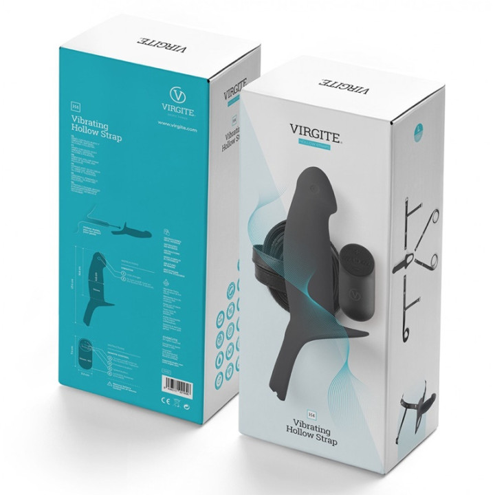 Harnais Creux avec Vibration H4 Taille L Noir