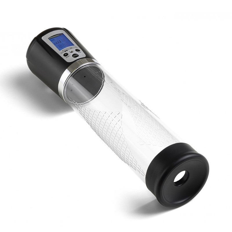 Pompe à Pénis Automatique avec Ecran USB Gris
