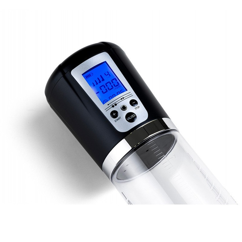 Pompe à Pénis Automatique avec Ecran USB Gris