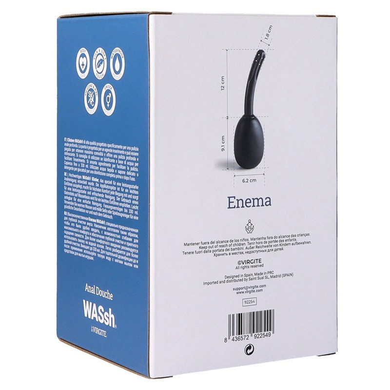 Nettoyage Anal Orifices Noir 150 ml