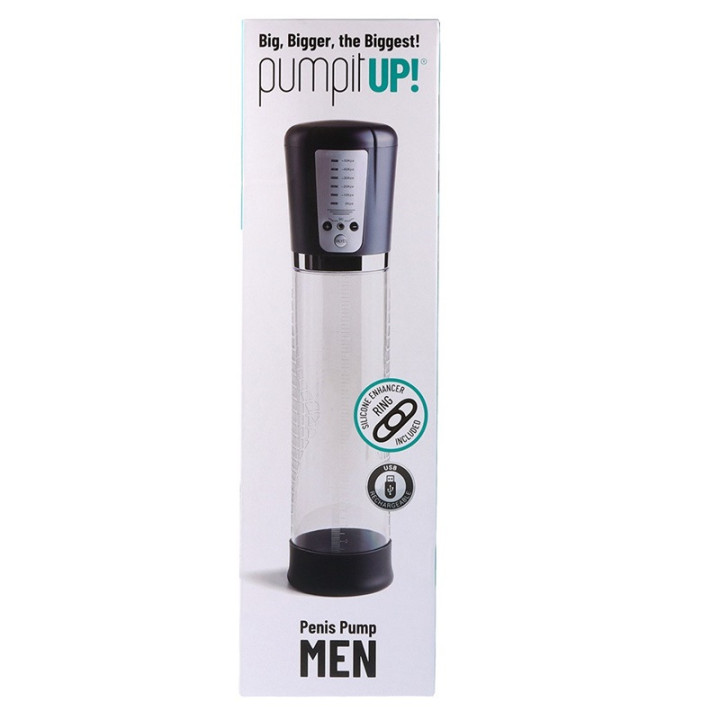 Pompe à Pénis Automatique Gris USB