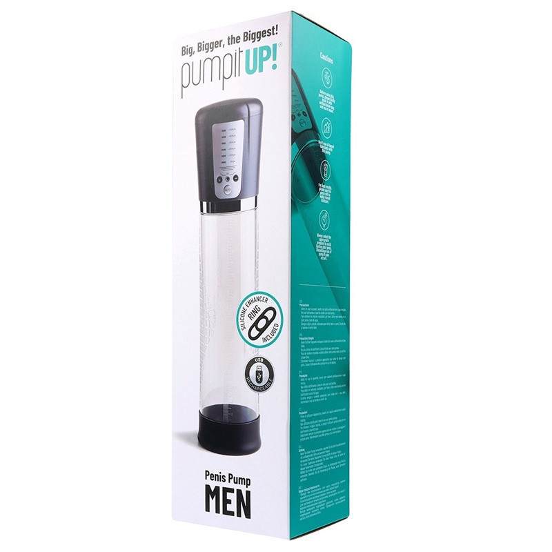 Pompe à Pénis Automatique Gris USB