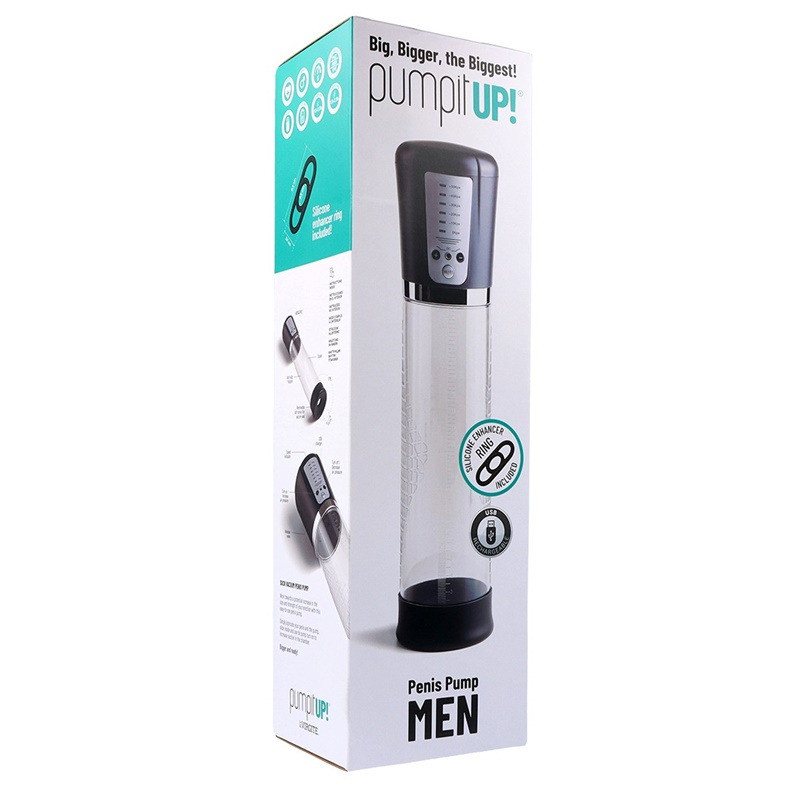 Pompe à Pénis Automatique Gris USB