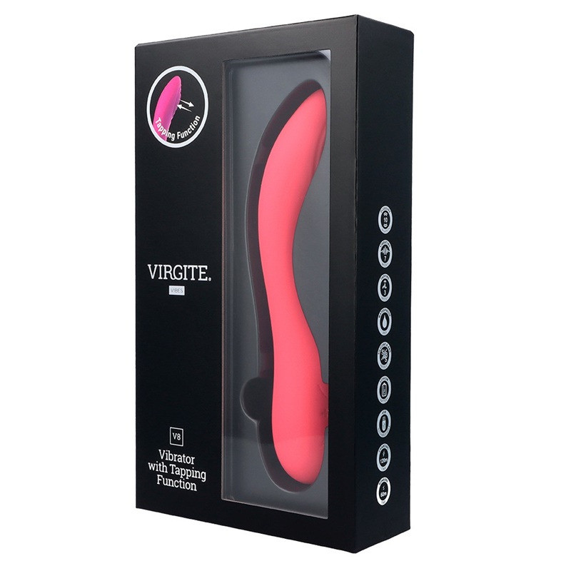 Vibromasseur Tapping V8 Rose