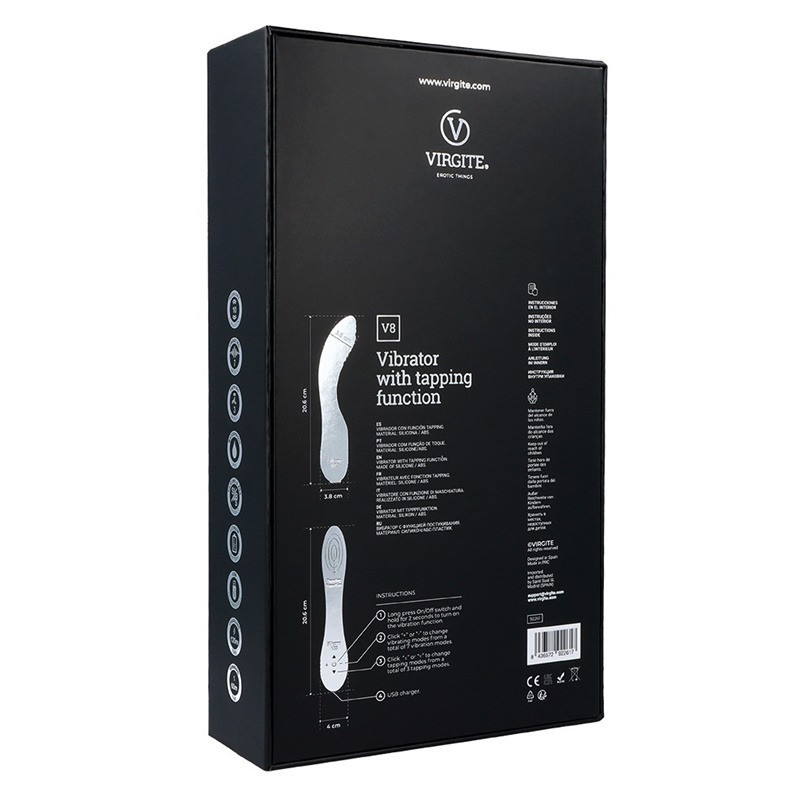 Vibromasseur Tapping V8 Rose
