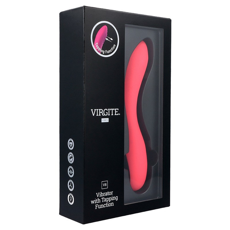 Vibromasseur Tapping V8 Rose