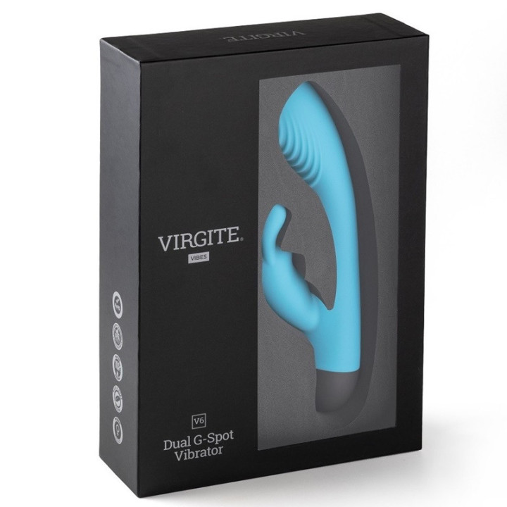 Vibromasseur V6 Bleu