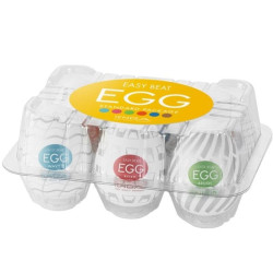 Easy Beat Oeuf Masturbateur Pack 6 Uts