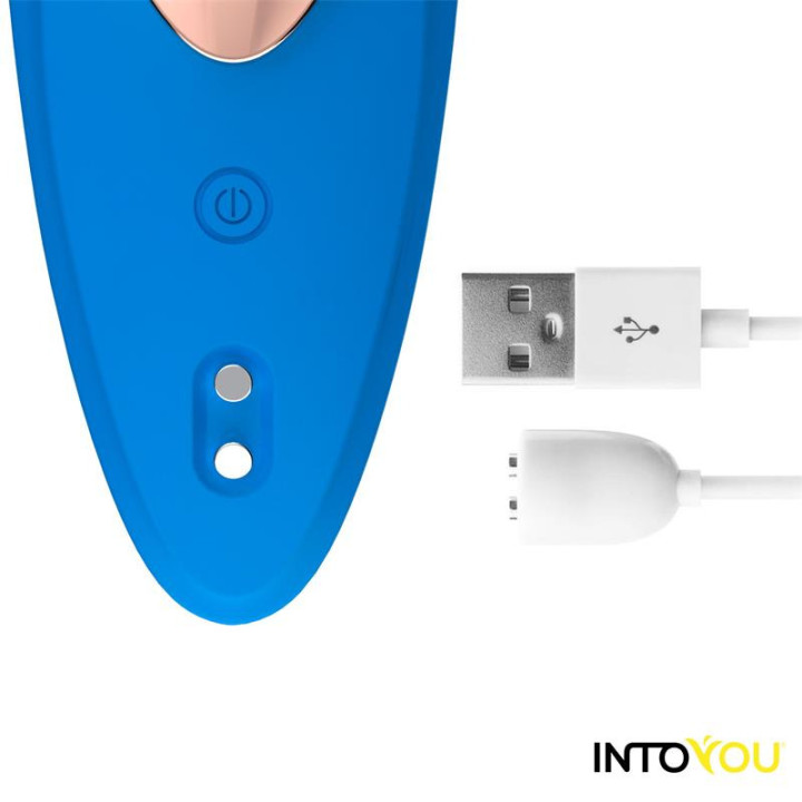 Vibromasseur Culotte avec App Bleu