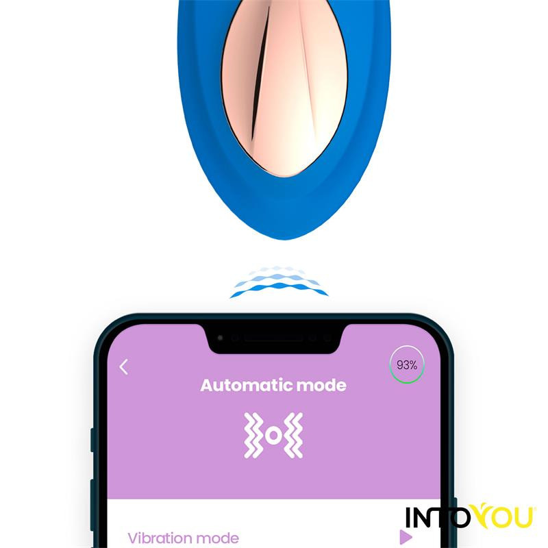 Vibromasseur Culotte avec App Bleu