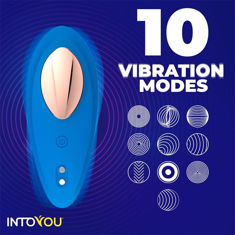 Vibromasseur Culotte avec App Bleu