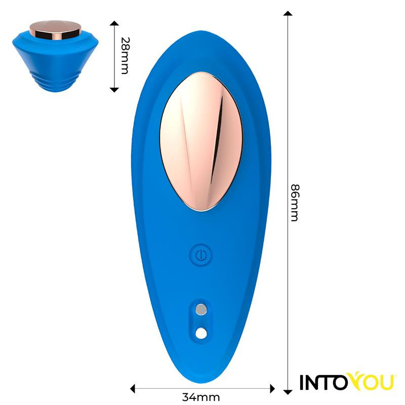 Vibromasseur Culotte avec App Bleu