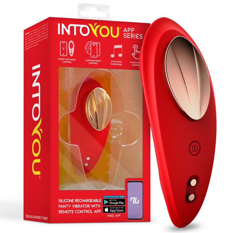 Vibromasseur Culotte avec App Rouge