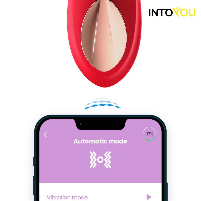 Vibromasseur Culotte avec App Rouge