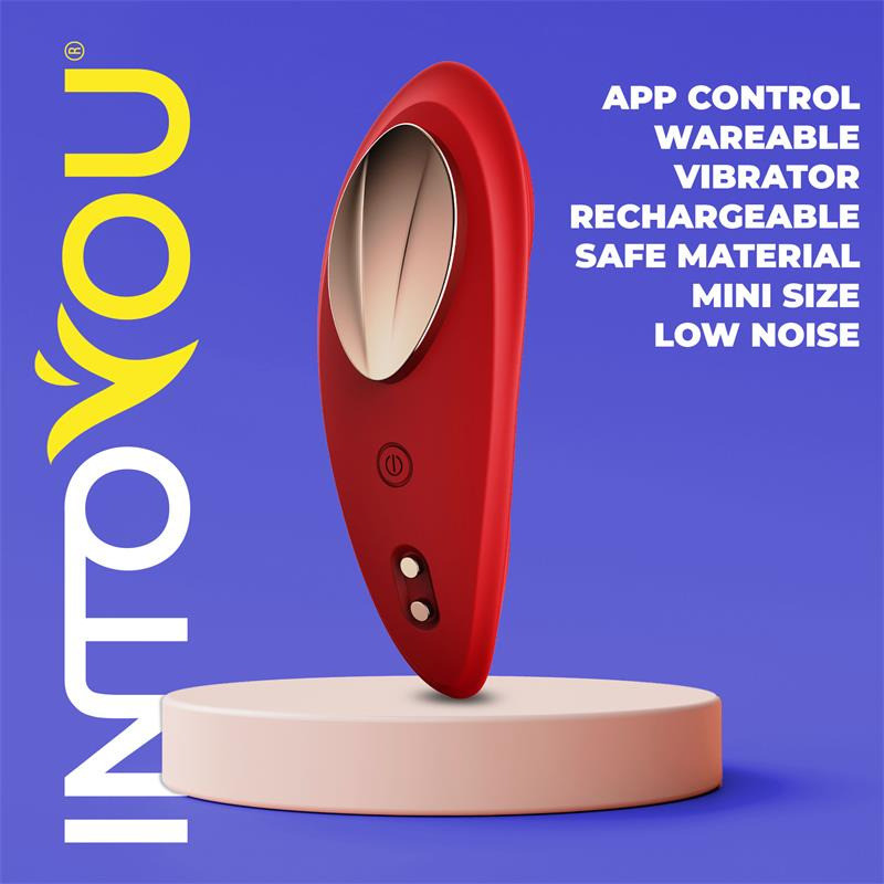 Vibromasseur Culotte avec App Rouge