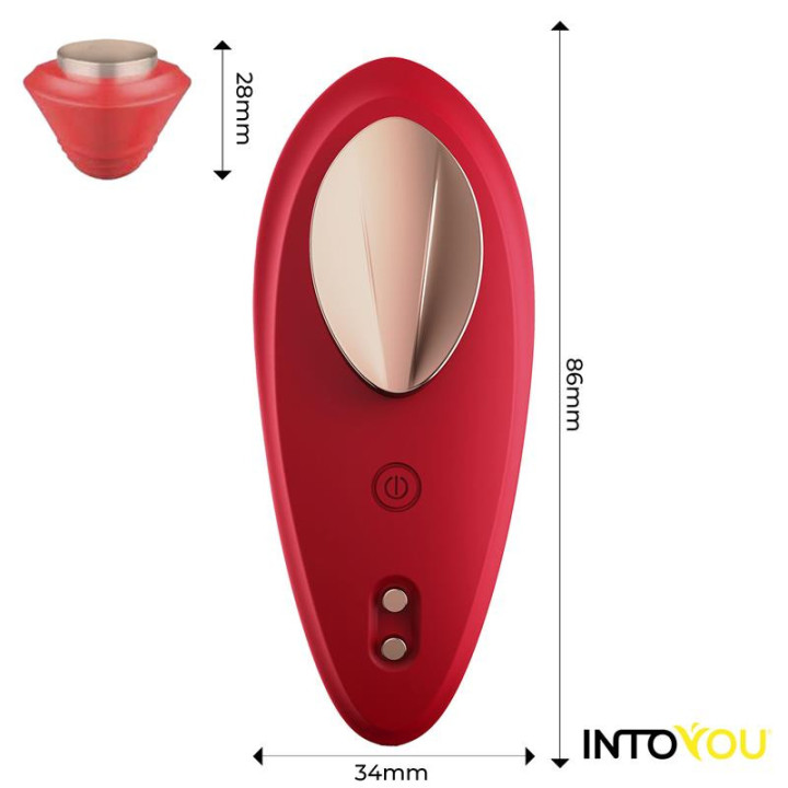 Vibromasseur Culotte avec App Rouge