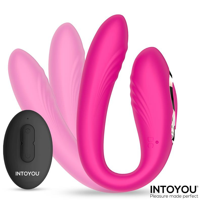 Lanty Vibromasseur pour Couples 360º Télécommandé