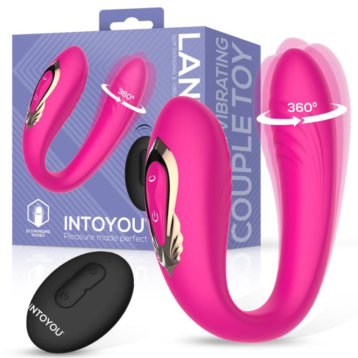 Lanty Vibromasseur pour Couples 360º Télécommandé