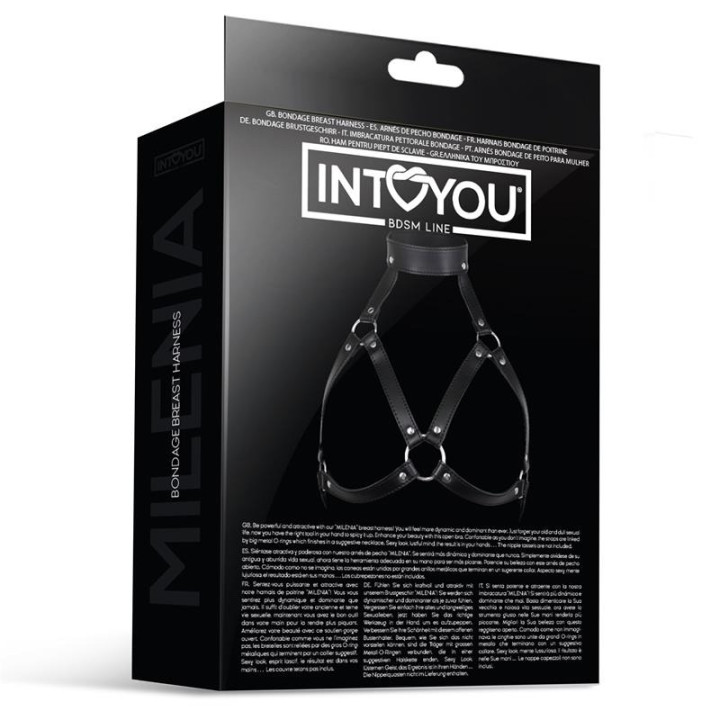 Milenia Harnais de Poitrine pour Bondage
