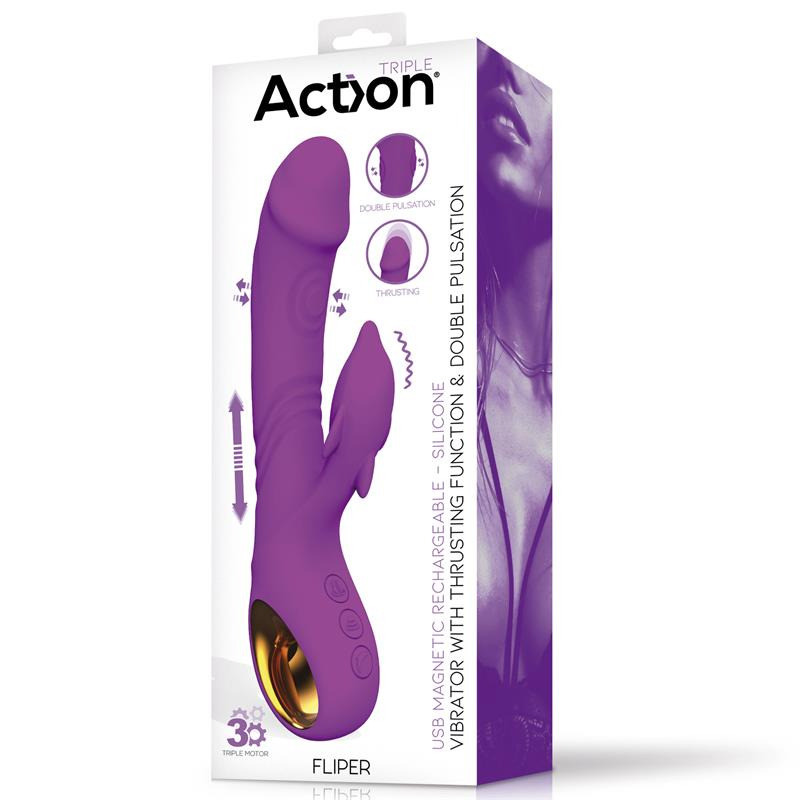 Fliper Vibromasseur Violet