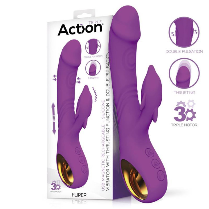 Fliper Vibromasseur Violet