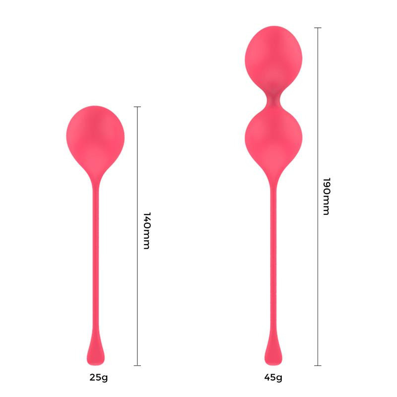 Spheres Set de 2 Boules de Kegel Rose