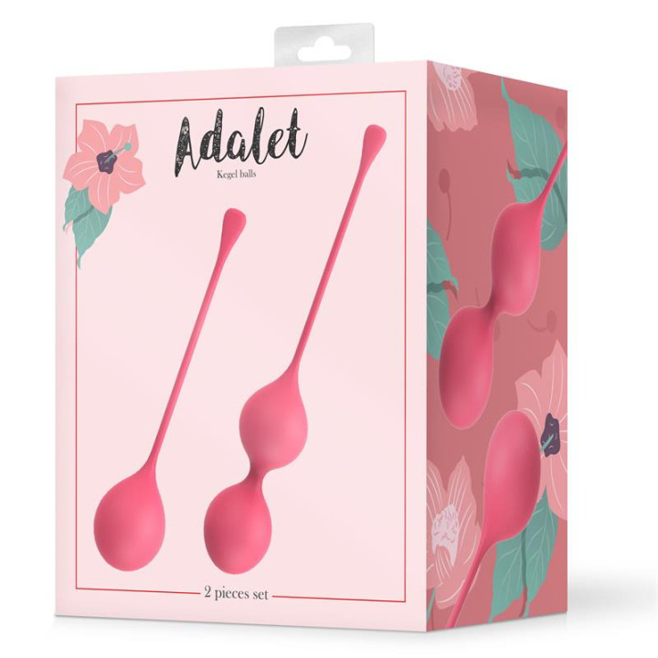 Spheres Set de 2 Boules de Kegel Rose
