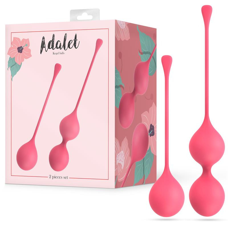 Spheres Set de 2 Boules de Kegel Rose