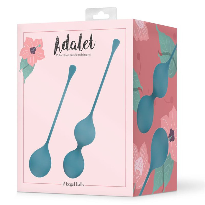 Spheres Ensemble de 2 Boules Kegel Bleu