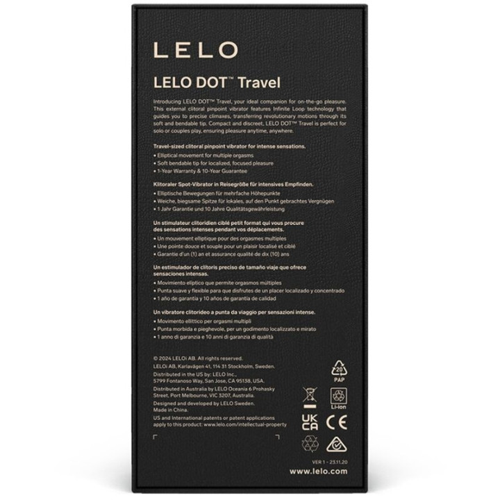 Lelo Dot Travel Rose