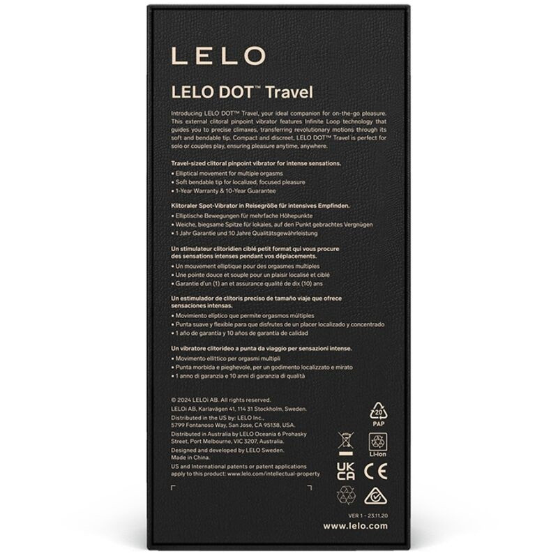 Lelo Dot Travel Rose