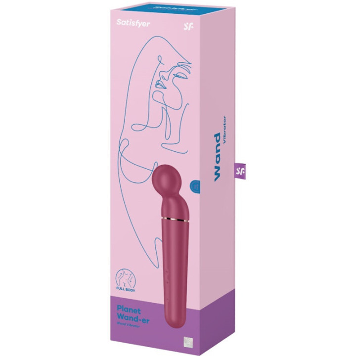Satisfyer Planet Wand-er Bordeau