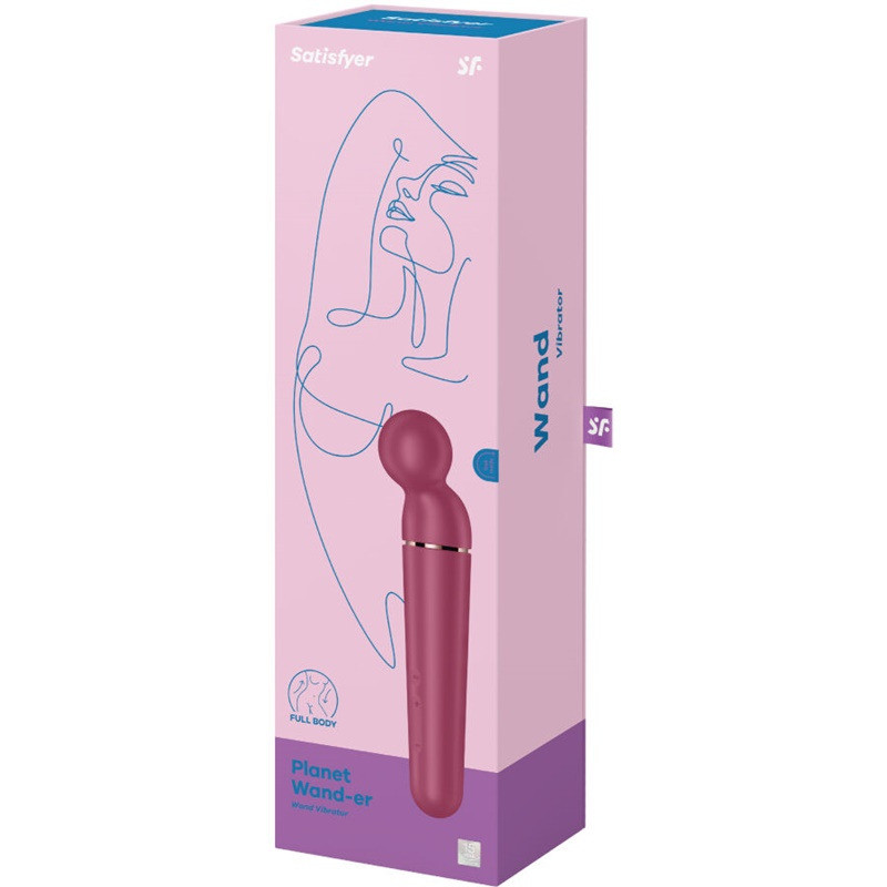 Satisfyer Planet Wand-er Bordeau