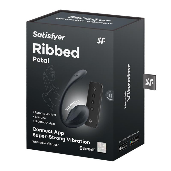 Ribbed Petal Noir