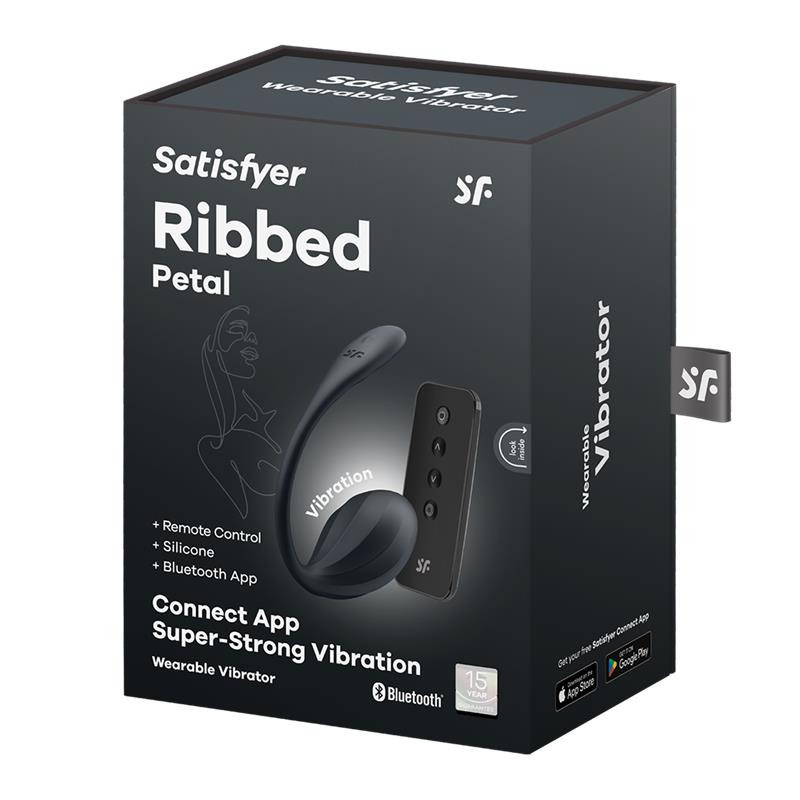 Ribbed Petal Noir