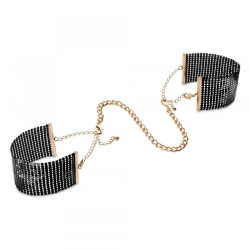 Menottes Métalliques en Maille Noire