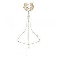 Collier Métallique en Maille Dorée