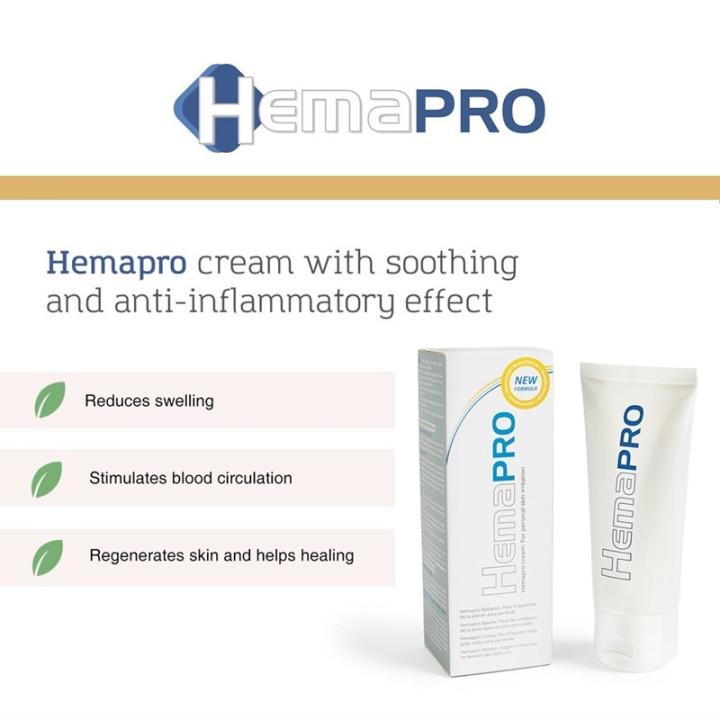 Hemapro Crème contre les Hémorroïdes 100 ml