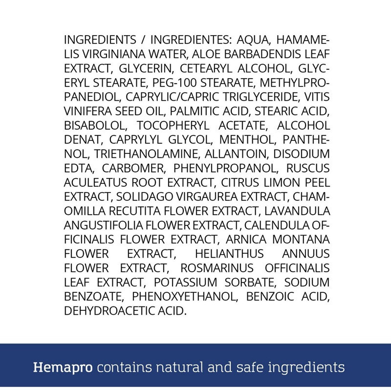 Hemapro Crème contre les Hémorroïdes 100 ml
