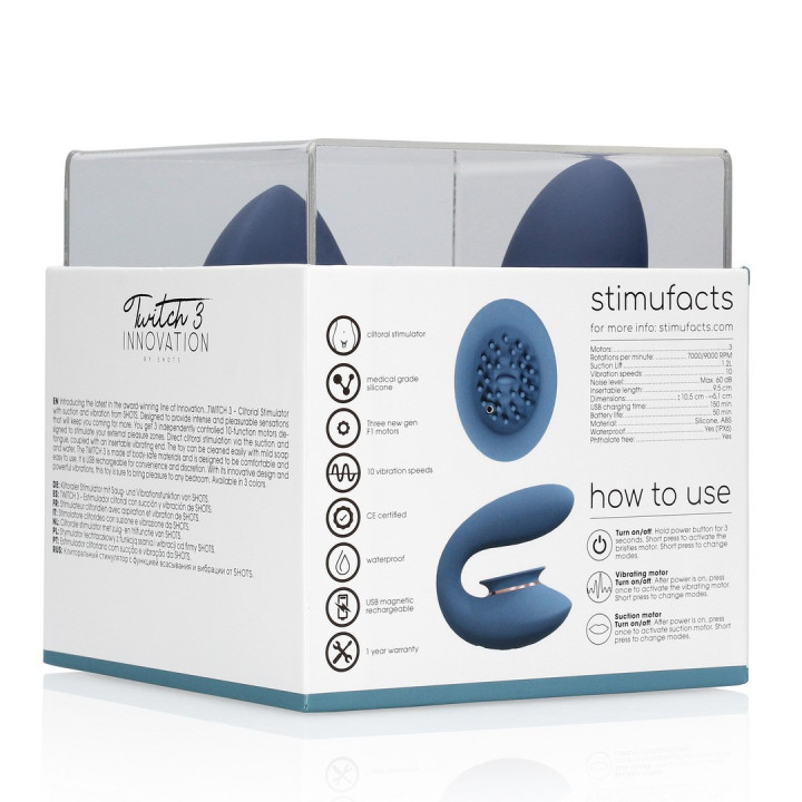 Twitch 3 Stimulateur Bleu